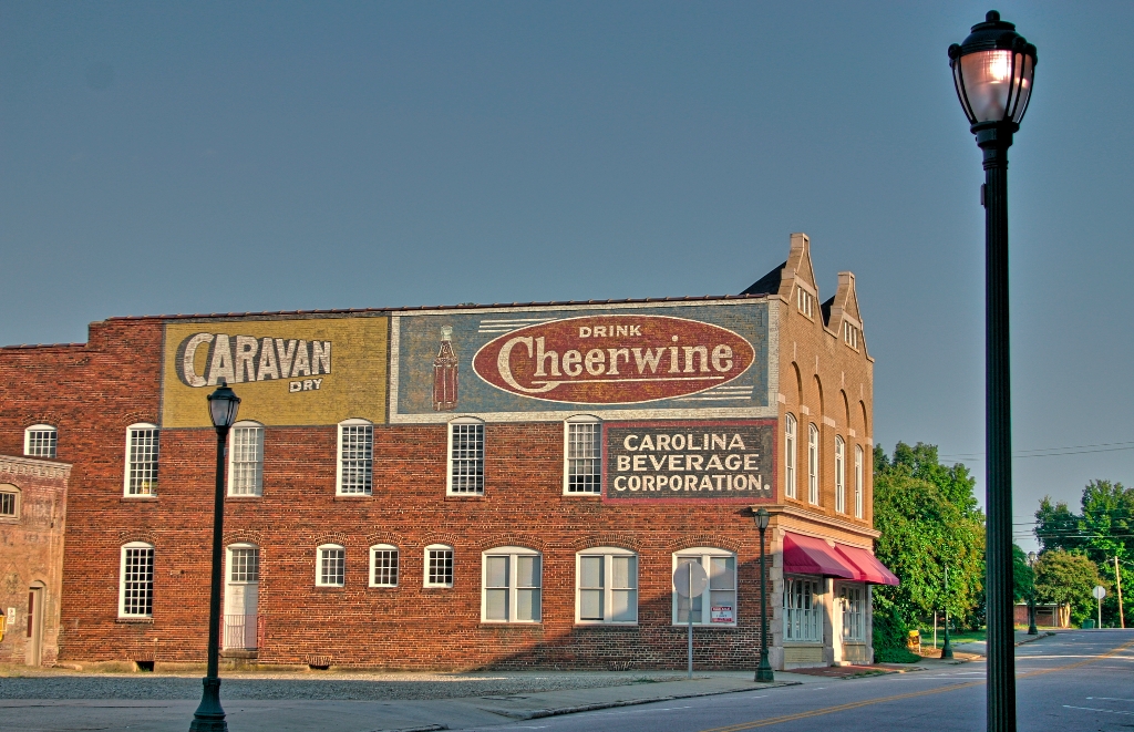 Salisbury Cheerwine Building Small Town North Carolina